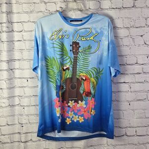 Elvis Presley XL Blue Hawaii T-Shirt